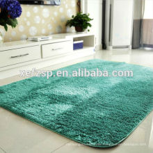 polyester royal blue long pile shaggy carpet